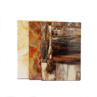 China Time Frame Traditional Promotion 3 4 5 Mm Material ACM Marble Texture Pattern Stone Marble Aluminum Composite Panel for sale