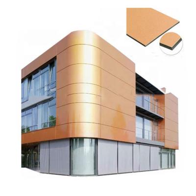 China Modern Building Materials PE Coated Exterior Wall Panel Aluminum Composite Cladding ACP ACM Alucobonde for sale