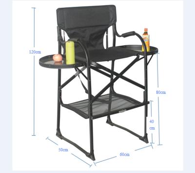 China 2020 Modern Cheap Outdoor Beach BBQ Picnic Folding Finished Camping Make Up Manager Chair for sale