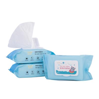 China Whole Sale Stocked Organic Natural Pet Wipes, Pet Cat and Dog Wet Wipes, Clean Tears and Paws. for sale