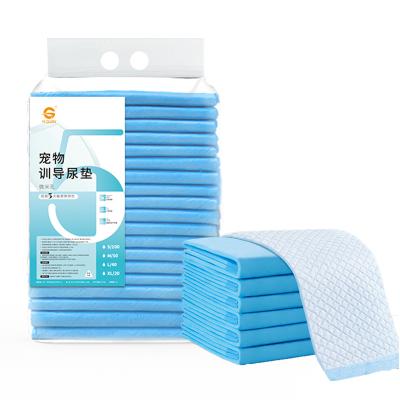 China Stocked Waterproof Pet Pee Pad Disposable Diaper Dog Pad Pet Training Pads for sale