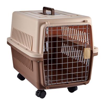 China Breathable Carrying Case Cat Flight Case Dog Go Pet Travel Out Of Air Mail Cage for sale