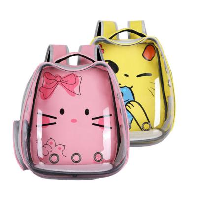 China Pets Accessories Breathable Custom Pet Carrier Multi Function Cat Travel Hiking Backpack for sale