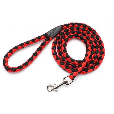 China Sustainable Wholesale Multicolor Nylon Pull Rope Heavy Organic Dog Training Leash for sale