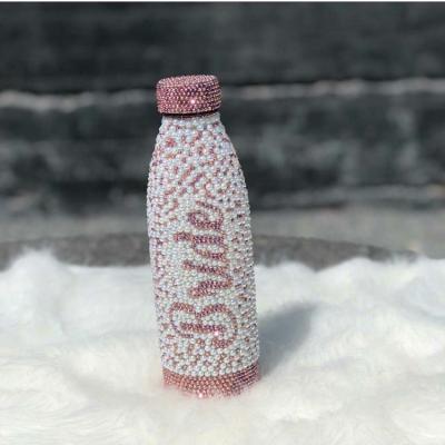 China Sustainable Handmade Custom Personalized Hot Water Bottle Cup Bling Bottles Outdoor Sport Bottle Set for sale