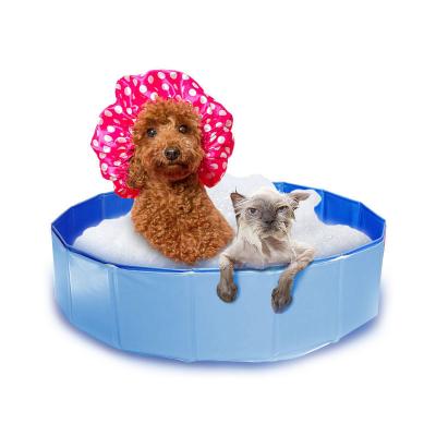 China Mission Track Dog Accessories Hot Tub Stocked Folding Grooming Tools Large Plastic Pet Cleaning Portable Dog Tub for sale