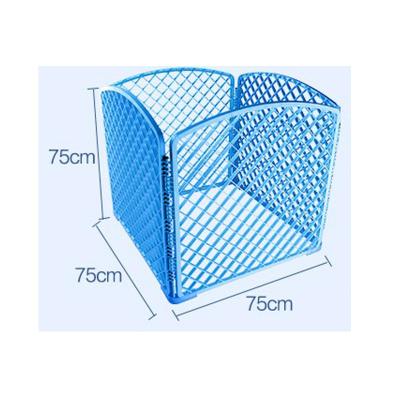 China 2020 New Breathable Small Pet Pen Dog Pen Puppy Play Fence Exercise Animal Cages With Plastic Tray Grid Pet Fence for sale