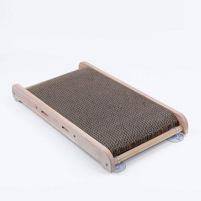 China 2020 Viable Hot Sale Pet Toy Cat Scratch Board Corrugated Lounge Cardboard Cat Scratch Board for sale