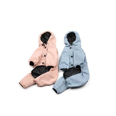 China 2020 New Design Pet Raincoats Pet Windproof Cute Hooded Raincoat Sustainable Cute Supplier Four Seasons for sale