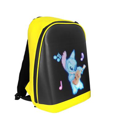 China 2022 New Hot Selling Anti-theft Amazon Fashion Display Screen Bicycle Led Backpack for sale