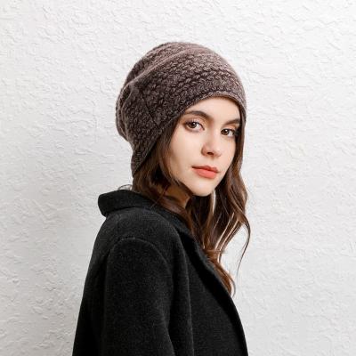 China JOINT Best Selling Wholesale 100% Pure Cashmere Hat Hat Ladies Hat for sale