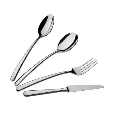 China Best Viable Flatware Brands Spoon Sets , Silver Stainless Steel Cutlery Set for sale