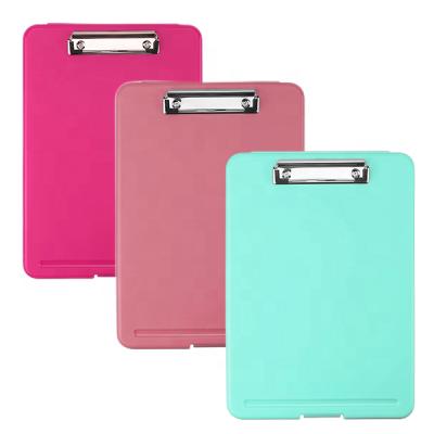 China Factory direct high quality customized plastic a4A4 clipboard plastic with pen for sale