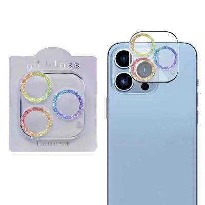 China Bling Shockproof Glitter Diamond Clear Camera Lens Protector Case For iPhone 13 12 11 14 Pro Max Mini 14 Plus 13Pro 12Pro 13Promax Cover for sale