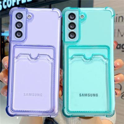 China Clear Bag Shockproof Wallet Card Case For Samsung Galaxy A24 A14 A34 A54 A53 A23 A13 A33 A52 A72 S21 S22 S23 ultra S10 plus Fe S20 Note 20 for sale