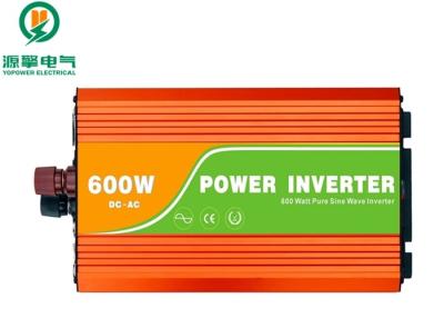 China Single Phase High Frequency Sine Wave Inverter 600W 12V To 220V Strong Load Capacity for sale