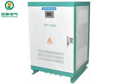 China No Pollution Three Phase Off Grid Inverter , 40KW 3 Phase Pure Sine Wave Inverter for sale