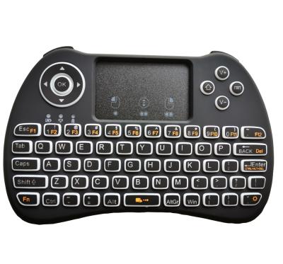 China 2.4GHz universal mini keyboard H9 smart airmouse with multi number and touchpad remote control for sale