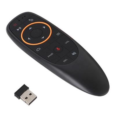 China Auto Keypad 2.4Ghz Wireless Voice Search Group of Ten AirMouse Remote Control with Gyro Sensing for sale