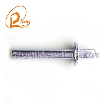 China Carbon steel wedge anchor with yellow or white galvanized for sale