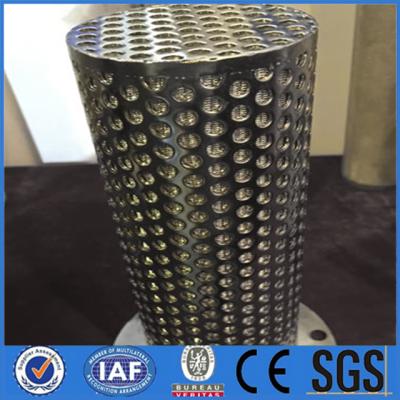 China Corrosion Resistance Micro Perforated Stainless Steel Wire Mesh Cylinder Filter Stainless Steel Filter for sale