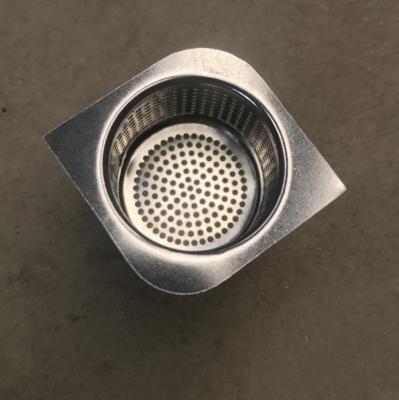 China Liquid Filter Sink Strainer Drain Hole Filter Hair Catcher Stainless Steel Filter for sale