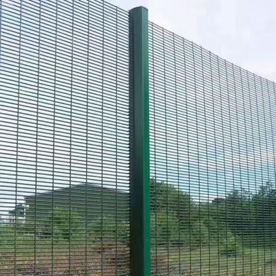 China 2018 Easily Assembled /Fully Welded Wire Mesh Fence Stocked New Condition Top Quality Double Green Vinyl Coated Loop Welded Wire Mesh Fence for sale