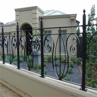 China Easily Assembled Iron Hardware and Manual Control Opening Model Wrought Iron Gate Barrier for sale