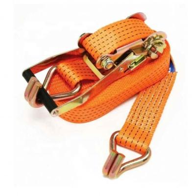 China Polyester Brand new 5t Ratchet Strap Ratchet 2'' 5T 8m ratchet strap cargo lashing for sale