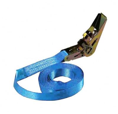 China Polyester Good Selling heavi duti ratchet strap 800kg /1762lbs Black 1 inch cargo lashing strap for sale