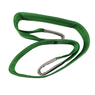 China 60mmx6m Polyester Lifting Sling 2T Certification 100% Polyester High Tenacity Web Sling for sale