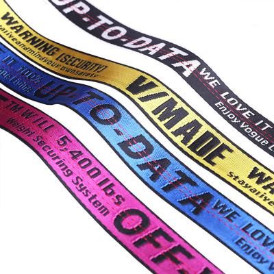 China High Tenacity Factory Directly Produce Customized OEM ODM Colorful Cotton Nylon Webbing Webbing for sale