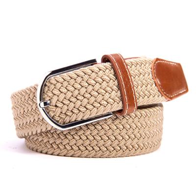 China High Elastic Cinturon Stretching Buckles Braided Nylon Belt Designer Ladies Waistbands Custom Elastic Waistband Fashion Belts for sale