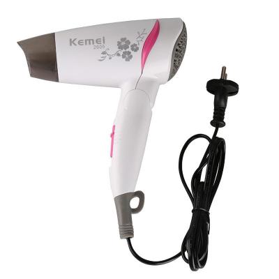 China KM-2605 car kemei hair dryer foldable hair dryer for student and travel for sale