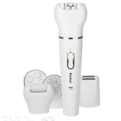 China Kemei KM-2199 Car Lady Body Scraping Shaver Lady Body Scraping Shaver Female Waterproof Hair Remover Epilater Face Massage And Face Wash 5 I for sale