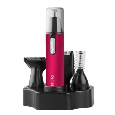 China Car Kemei Nose Trimmer Hair Nose Trimmer KM-6620 Electric Shaver and Shaver 4 in 1 for sale