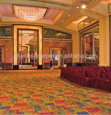 China Luxury Jacquard Banquet Hall Decoration Carpet for sale