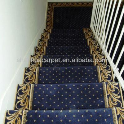 China High Quality Luxury Jacquard Stair Runner Carpet For Luxury Hotel for sale