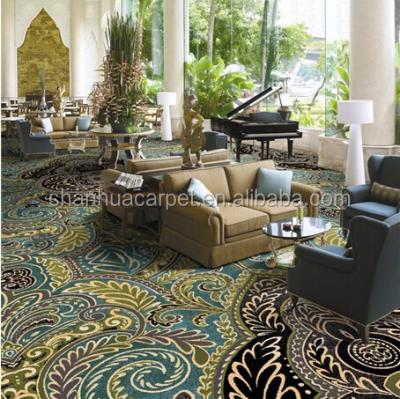 China Jacquard Shanhua 5 Star Hotel Carpet , High Grade And Heavy Duty Flooring for sale