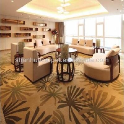 Cina Gorgeous jacquard movie theater rug shanhua commerical carpet in vendita