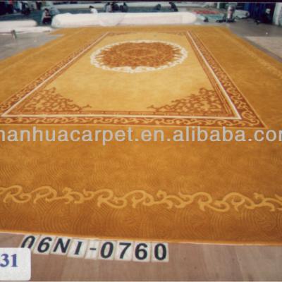 中国 Handmade jacquard wool rug 販売のため