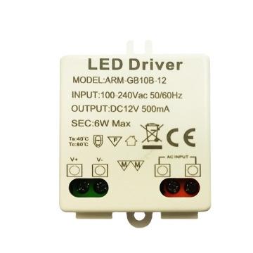 China Ultrathin Constant Voltage Led Driver 6w DC 12v ARM-GB Ac100-277v for sale