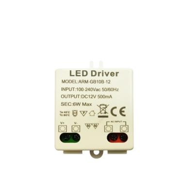 China Economically Customizable Constant Voltage Led Driver 6w Ultra-thin DC 12v ARM-GB for sale