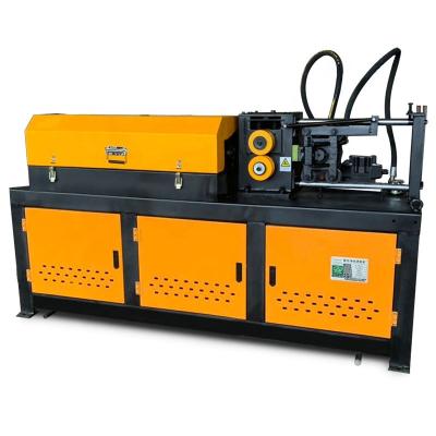 China Factory Three Pull Double Motor Steel Bar Straightener Customized Rebar Straightening And Cutting Machine for sale