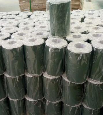 China Black Aluminium Foil Tape For Wrapping Of Insulation Covered steel And Tanks for sale