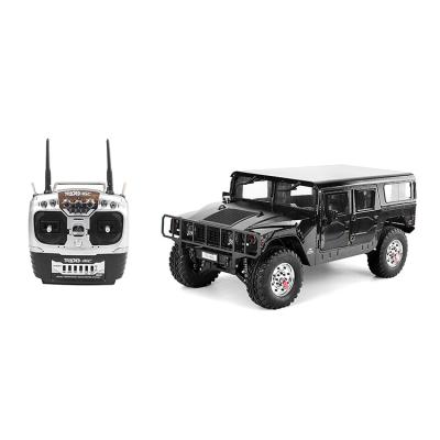 China Hobby TRASPED HG-P415 1/10 2.4G 4WD RC Car Metal Chassis Vehicle Model American Civilian Hummer H1 rc truck remote control car for sale