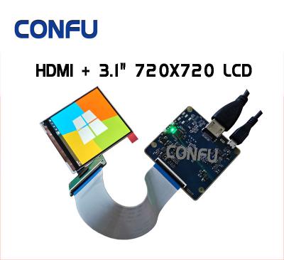 China CONFU HDMI- To MIPI Driver Board JDI 3.1 Inch 720x720 Square LCD Display LT031MDZ4000 For Raspberry Pi 3 SBC 4 Inch 720x720 Config DIY China 3.1 for sale