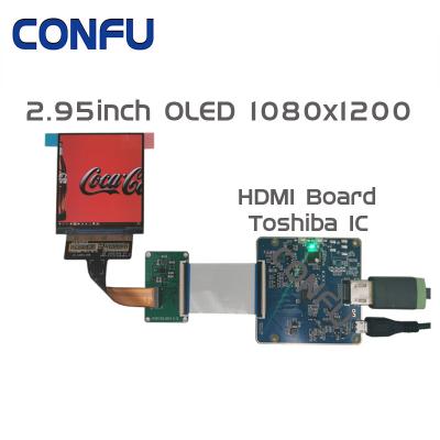 China CONFU HDMIi to China 2.95 inch 1080x1200 AMOLED Display Screen Panel Board Toshiba TC358870XBG EDO 2.95 inch 1080x1200 MIPI DSI Converter Driver for sale