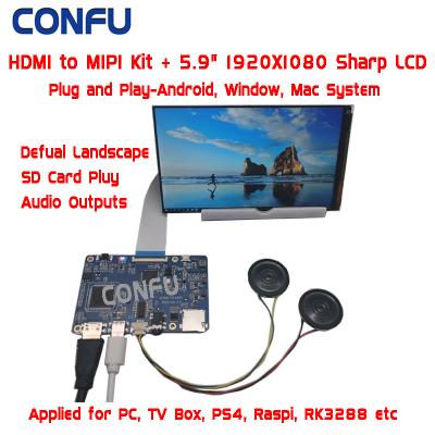 China CONFU HDMI- To MIPI Board 5.9