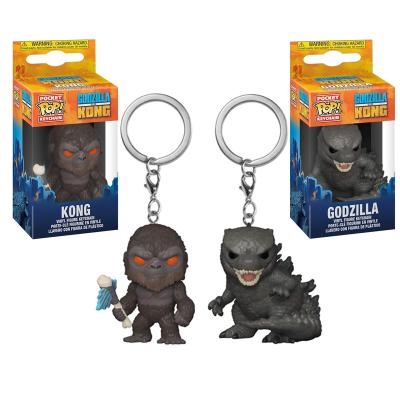 China Cute Cute Pop Pokect Key Chain King Kong vs Godzilla Action Number Cute Gifts Key Chain Key Chain for sale